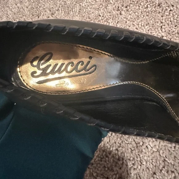 Gucci Black Peep Toe Heels - Picture 10 of 11